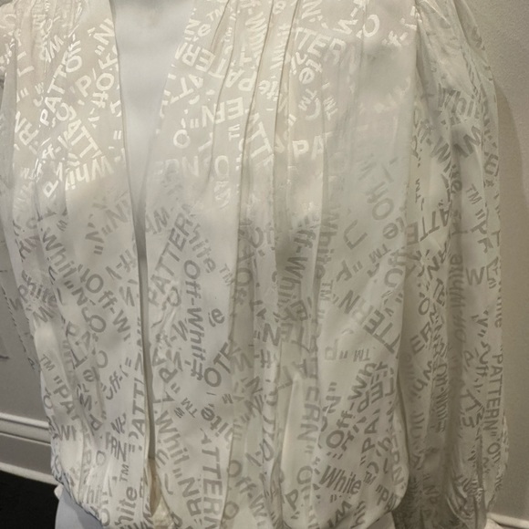 Off-white Virgil co Abloh blouse. size M - Picture 2 of 11